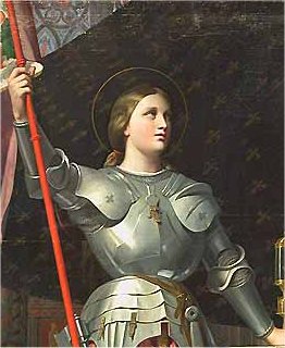 Jeanne d'Arc au sacre du roi Charles VII, dans la cathdrale de Reims, (dtail)INGRES  Muse du Louvre/A. Dequier - M. Bard